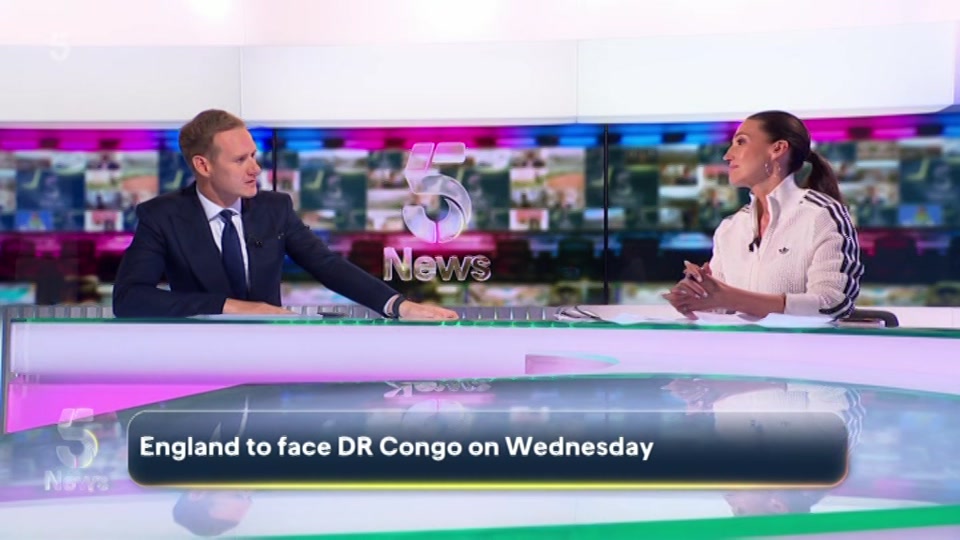 Broadcast still at 42m. 5, 5 News with Dan Walker, 29 June 2026.