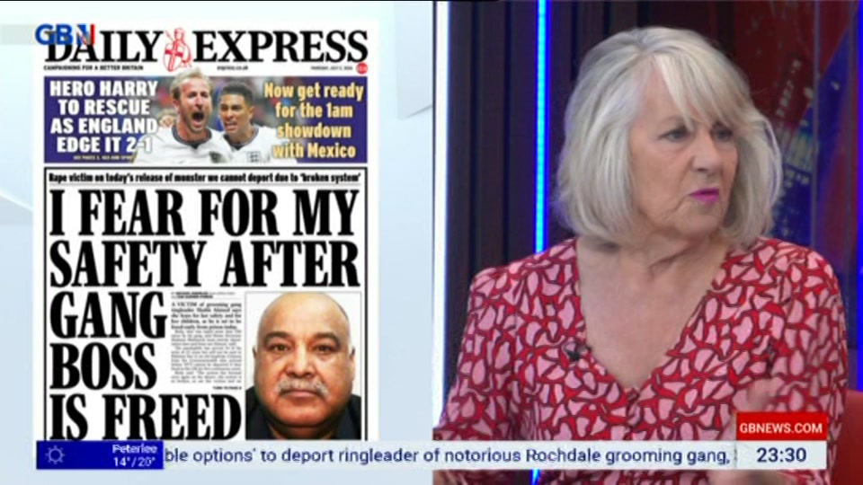 Broadcast still at 31m. GB News, New: Patrick Christys Tonight Late..., 1 July 2026.